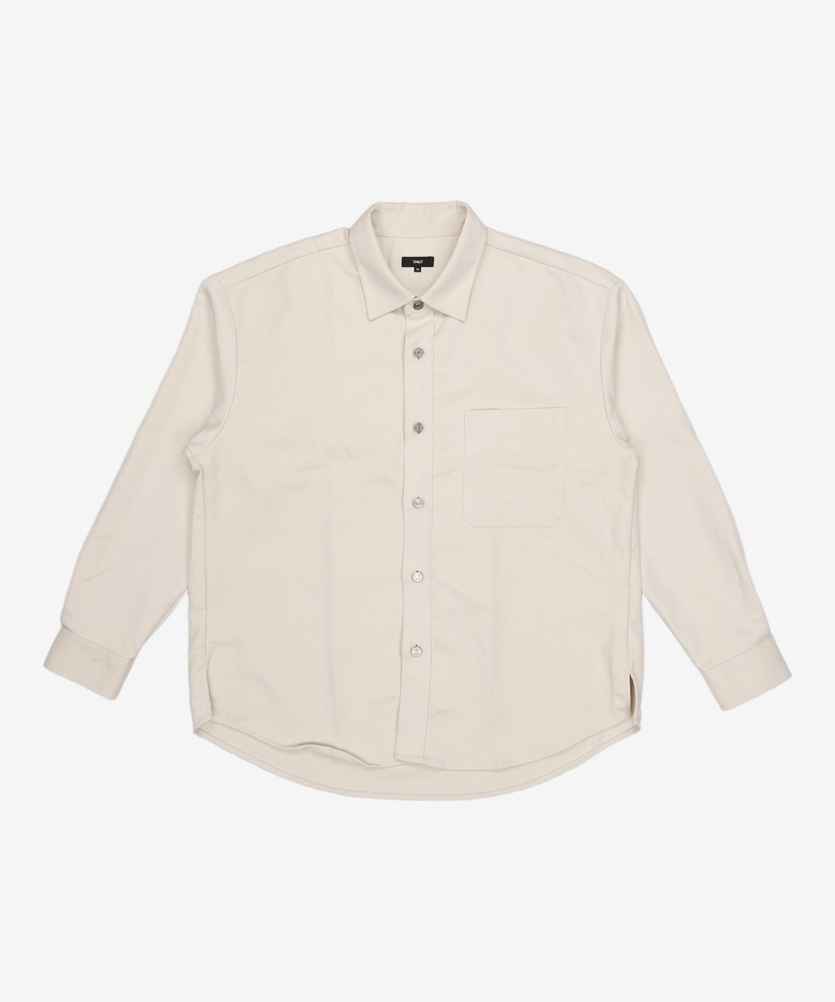 티엔지티(TNGT) ECRU BEIGE OVER-FIT BIG SHIRTS TNSH1E703I2 105