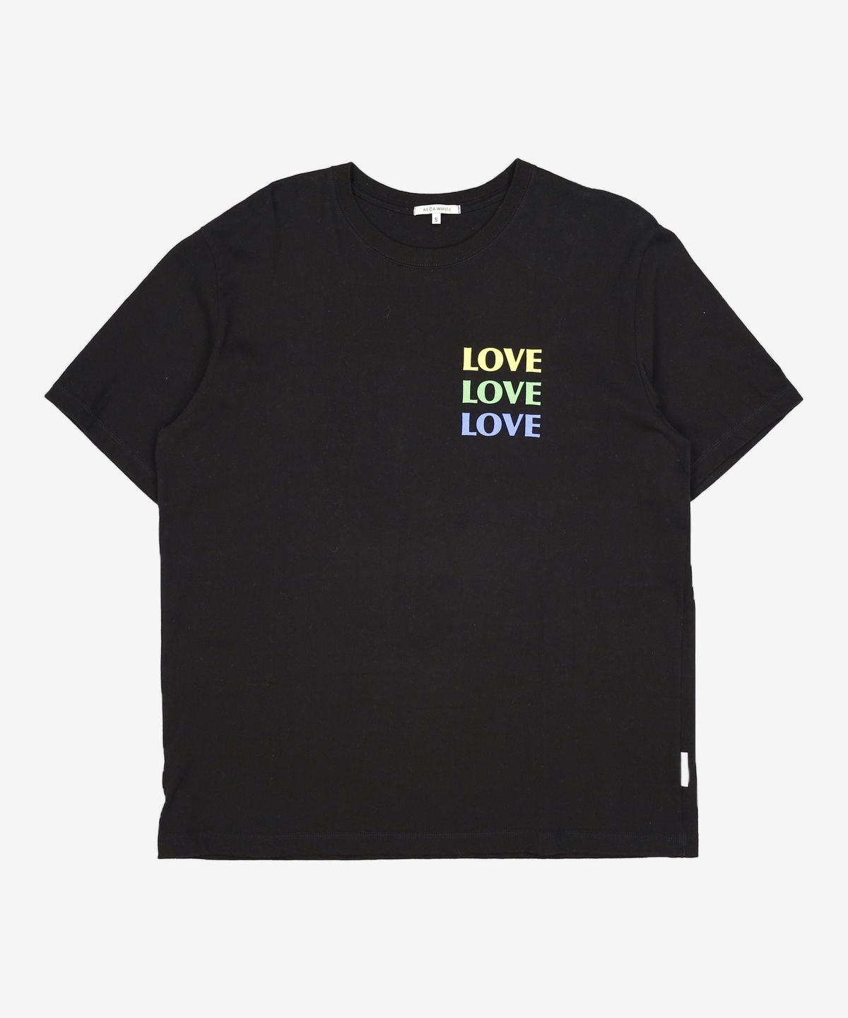 에이카화이트(AECA) HALF SLEEVE TEE (Premium BASIC) -LIGHT CHARCOAL 5