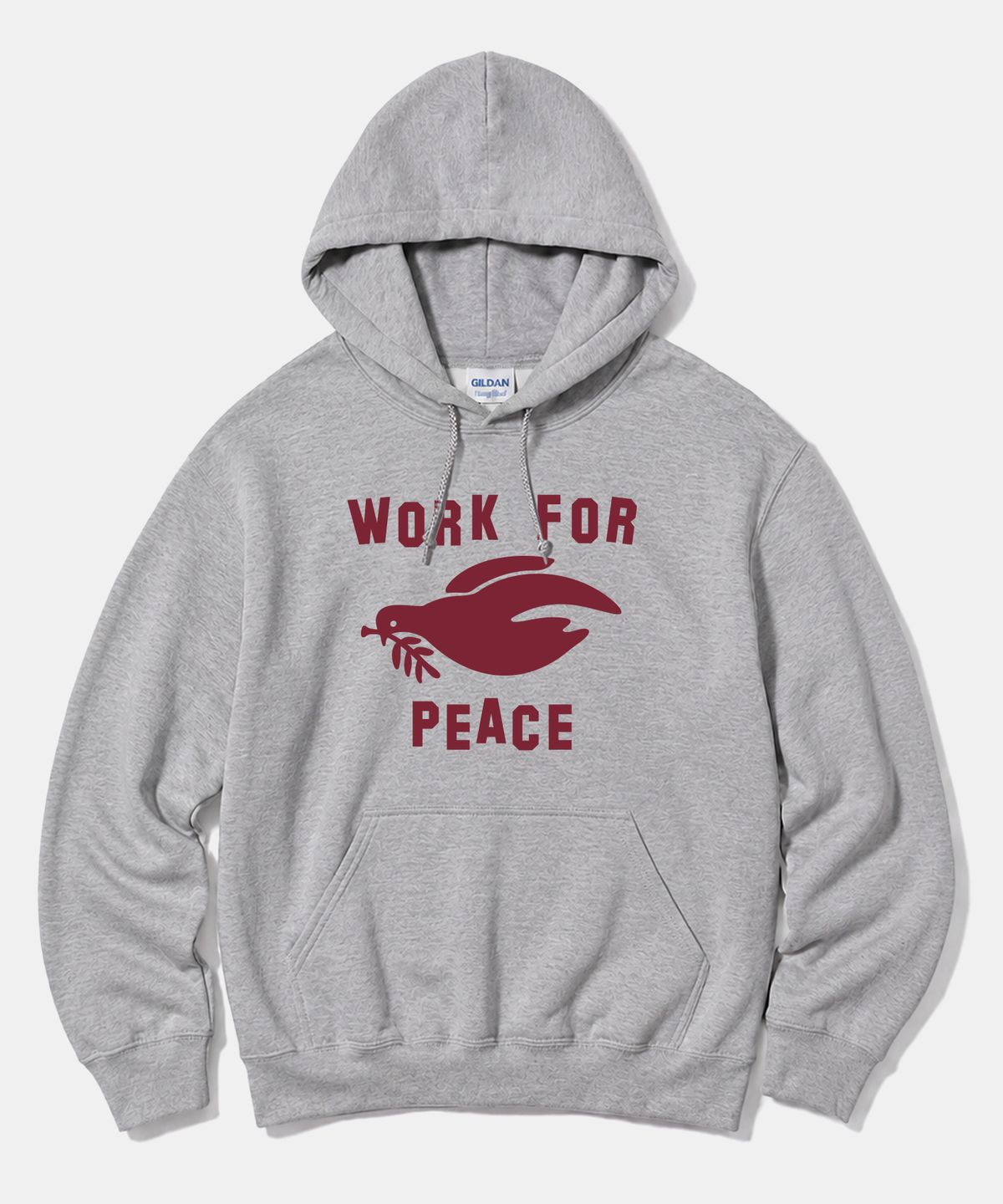 길단(GILDAN) 길단 X 빈티지컬렉션 Work For Peace 후드티셔츠