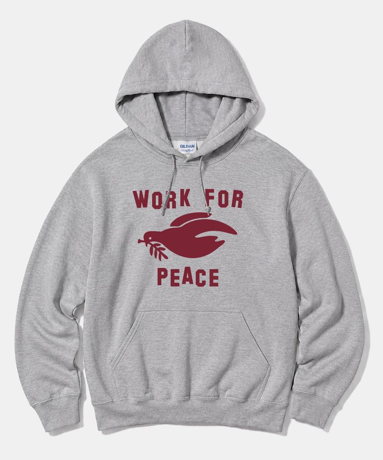 길단 X 빈티지컬렉션 Work For Peace 후드티셔츠