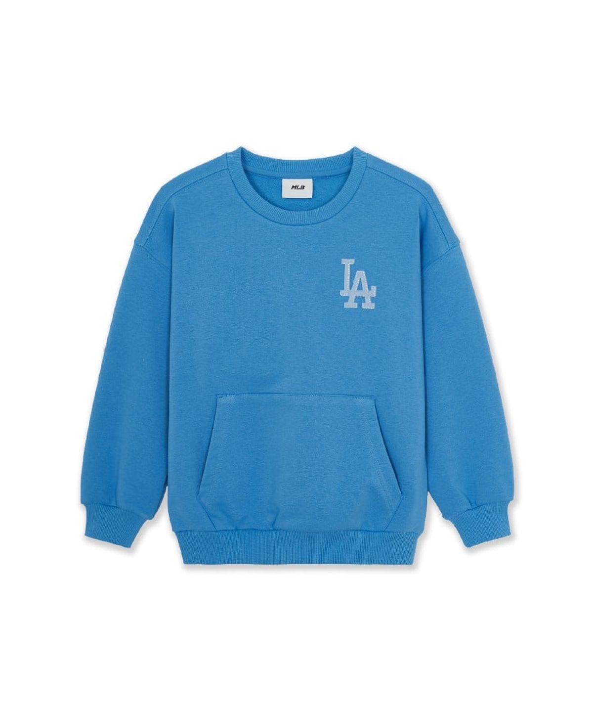 엠엘비 키즈(MLB KIDS) 스트릿 드로잉 베어 그래픽 맨투맨 LA (D.Aqua Blue)