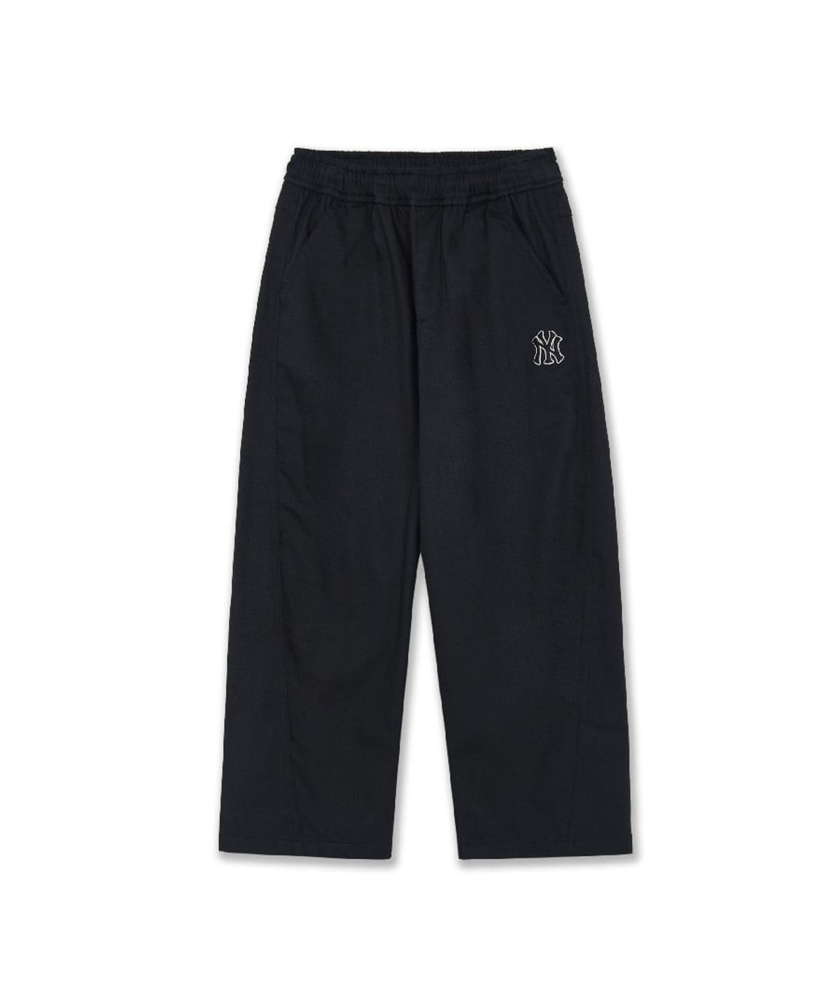 엠엘비 키즈(MLB KIDS) 스포티브 커브드 약기모 면트윌 우븐팬츠 NY (Black)
