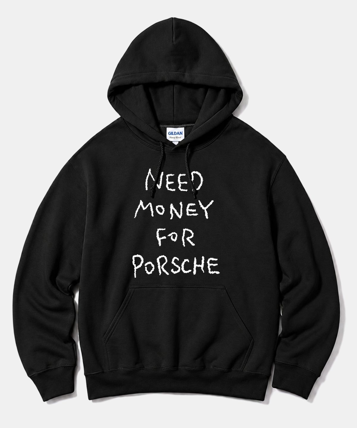 길단(GILDAN) 길단 X 빈티지컬렉션 Need Money For Porsche 후드티셔츠