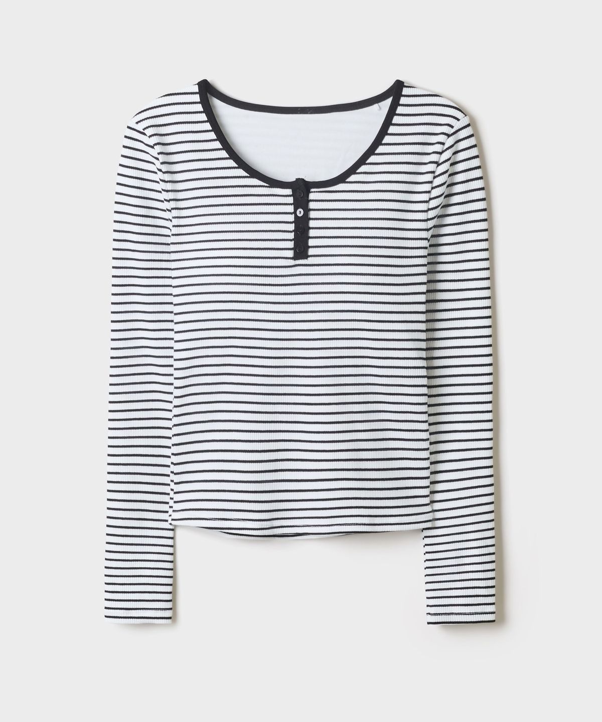 스파오(SPAO) [BRA-IN] 캡내장 헨리넥 긴팔티_SPLWG49G52