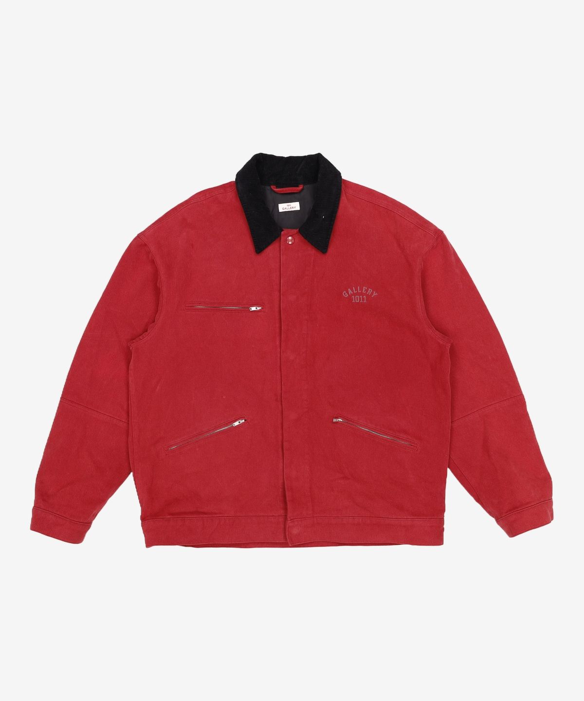 1011갤러리(1011 GALLERY) Gallery Work Jacket - Washed Red 2