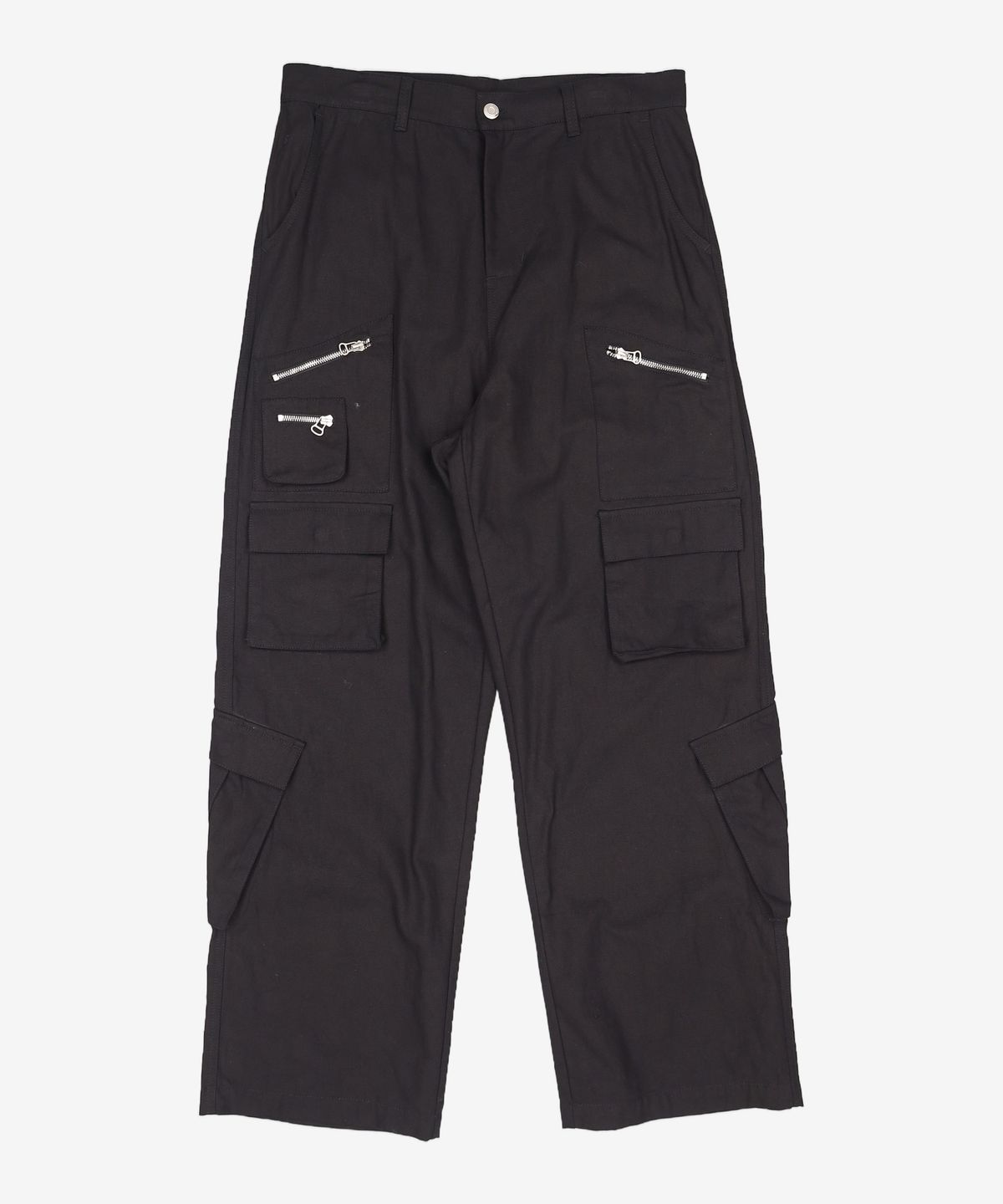 노매뉴얼(NOMANUAL) SYMBOL MULTI CARGO PANTS - BLACK 86