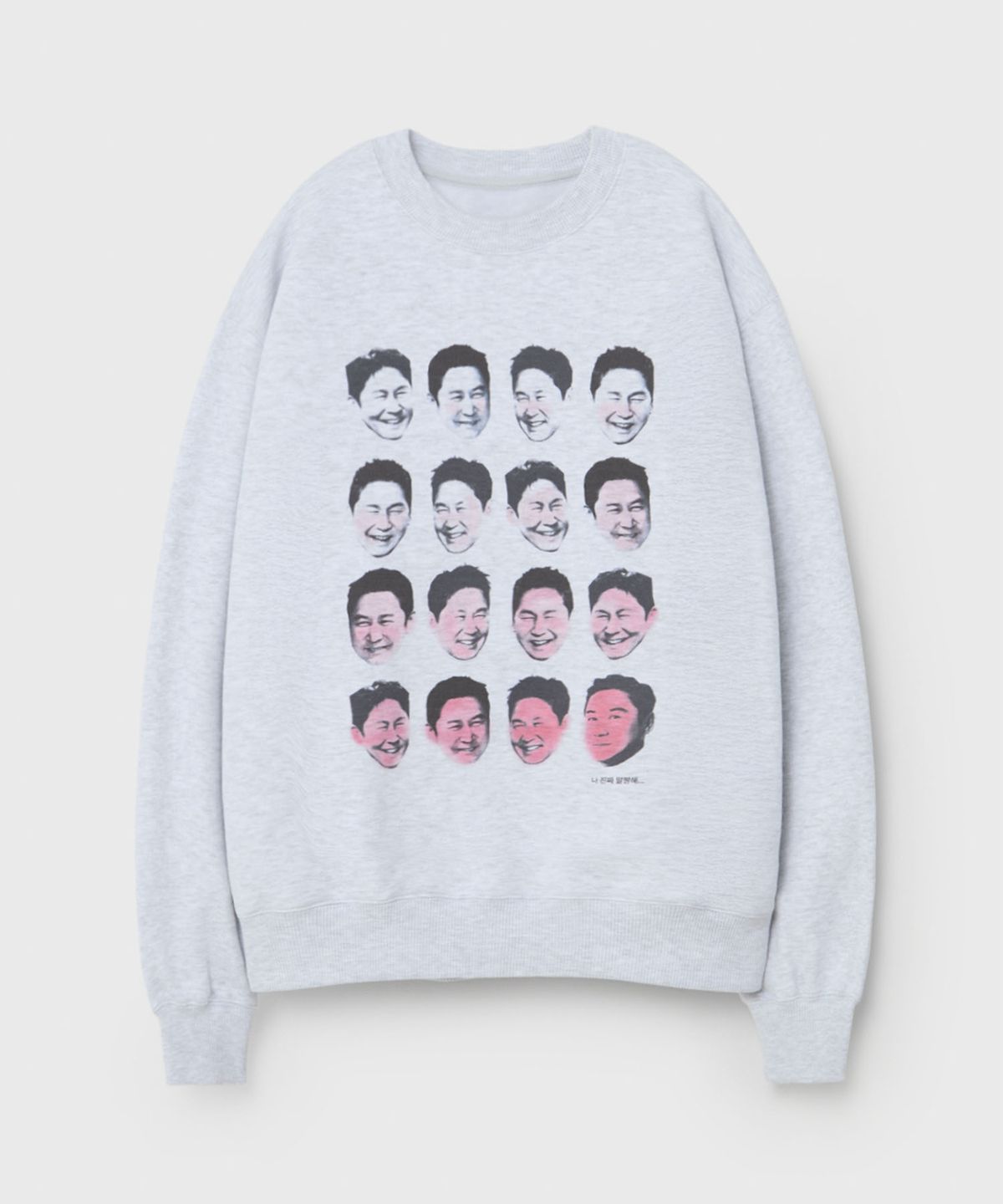 벌스데이수트(BIRTHDAYSUIT) ZZANBRO x BDS SWEAT SHIRTS (LIGHT GREY)
