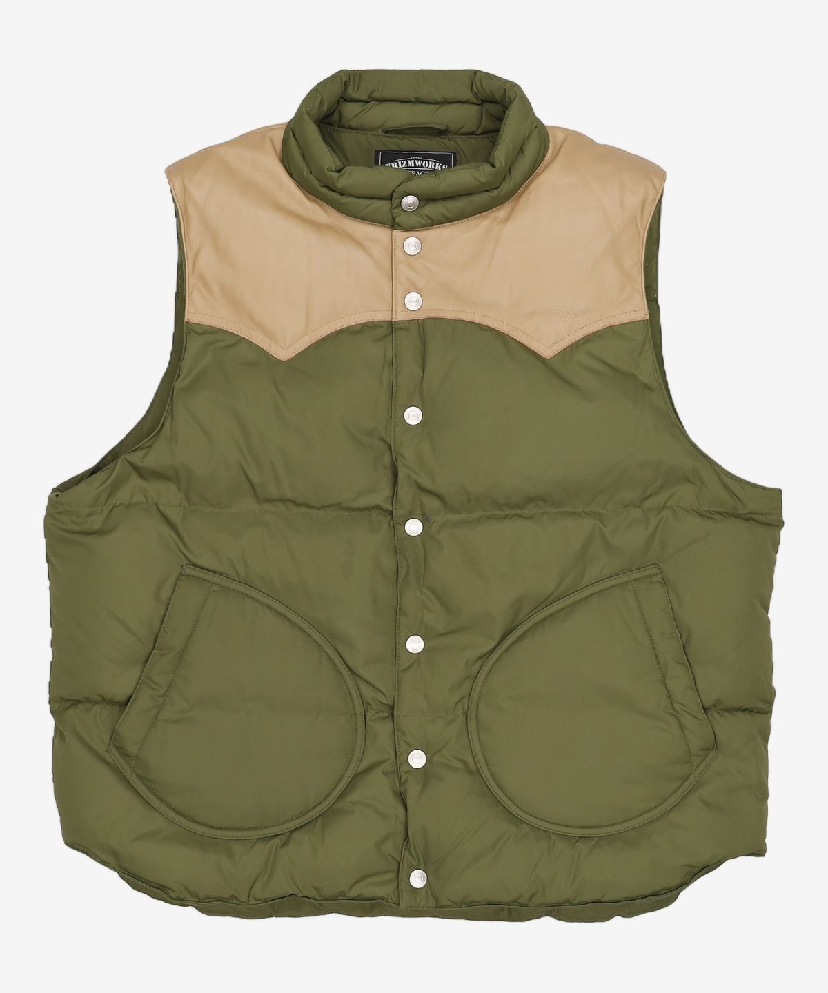 프리즘웍스(FRIZMWORKS) MOUNTAIN DOWN VEST _ OLIVE M