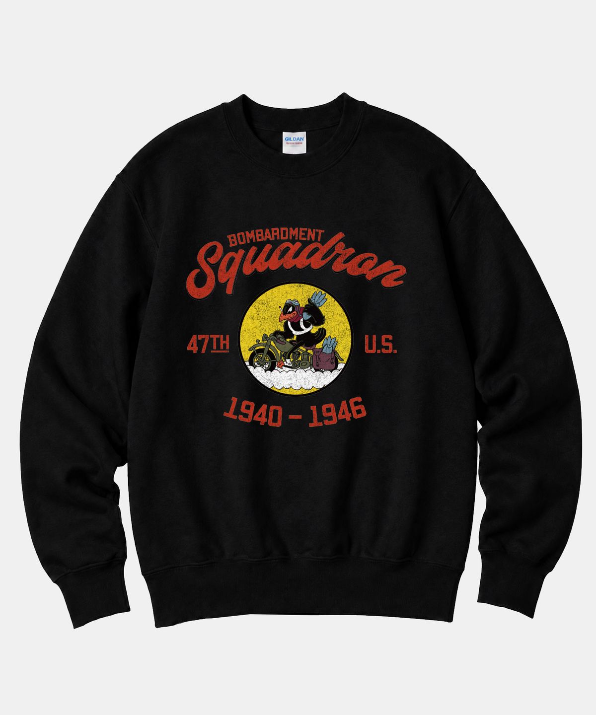 길단(GILDAN) 길단 X 빈티지컬렉션 SQUADRON 맨투맨 티셔츠
