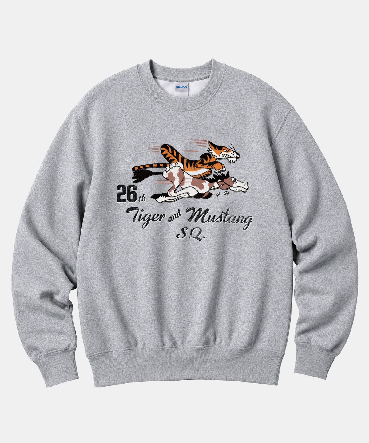 길단(GILDAN) 길단 X 빈티지컬렉션 TIGER MUSTANG 맨투맨 티셔츠