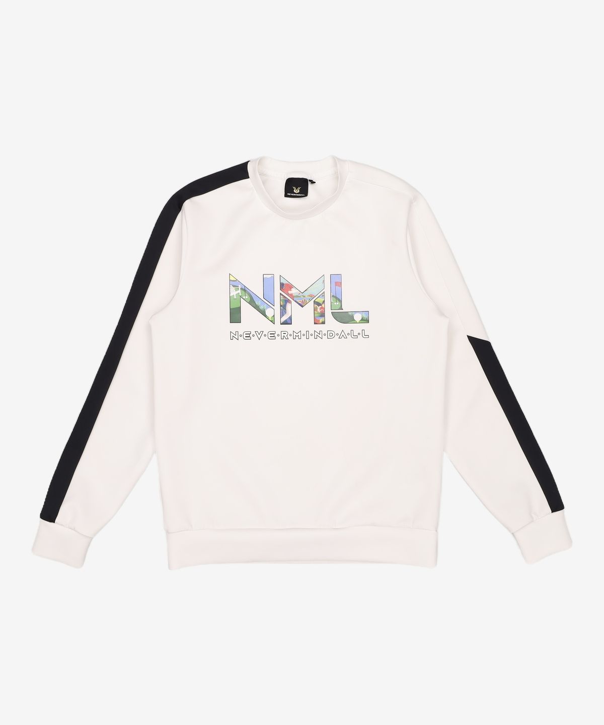 네버마인드올(NEVERMINDALL) 스킴 전사 NMA 스웨트 라운드_NM02STS024WH L