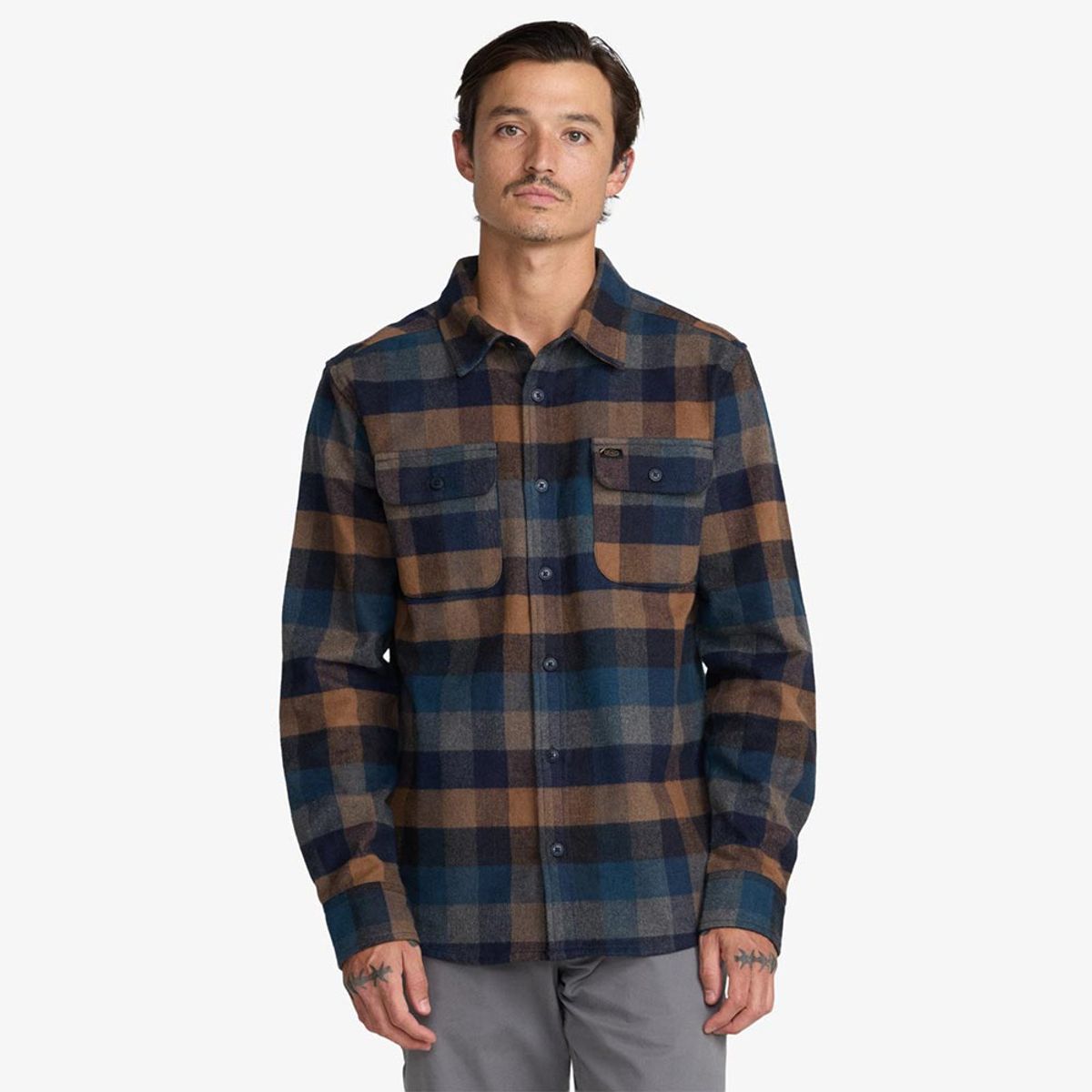 루카(RVCA) 남성 DAYSHIFT BLANKET FLANNEL 셔츠 (VG31SH010PTK)