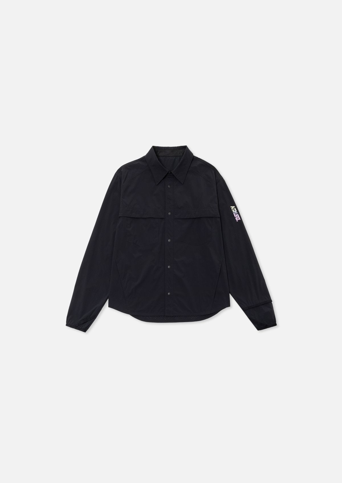 칼렉(KALEG) 에어블레이드 러닝 셔켓 (BLACK)