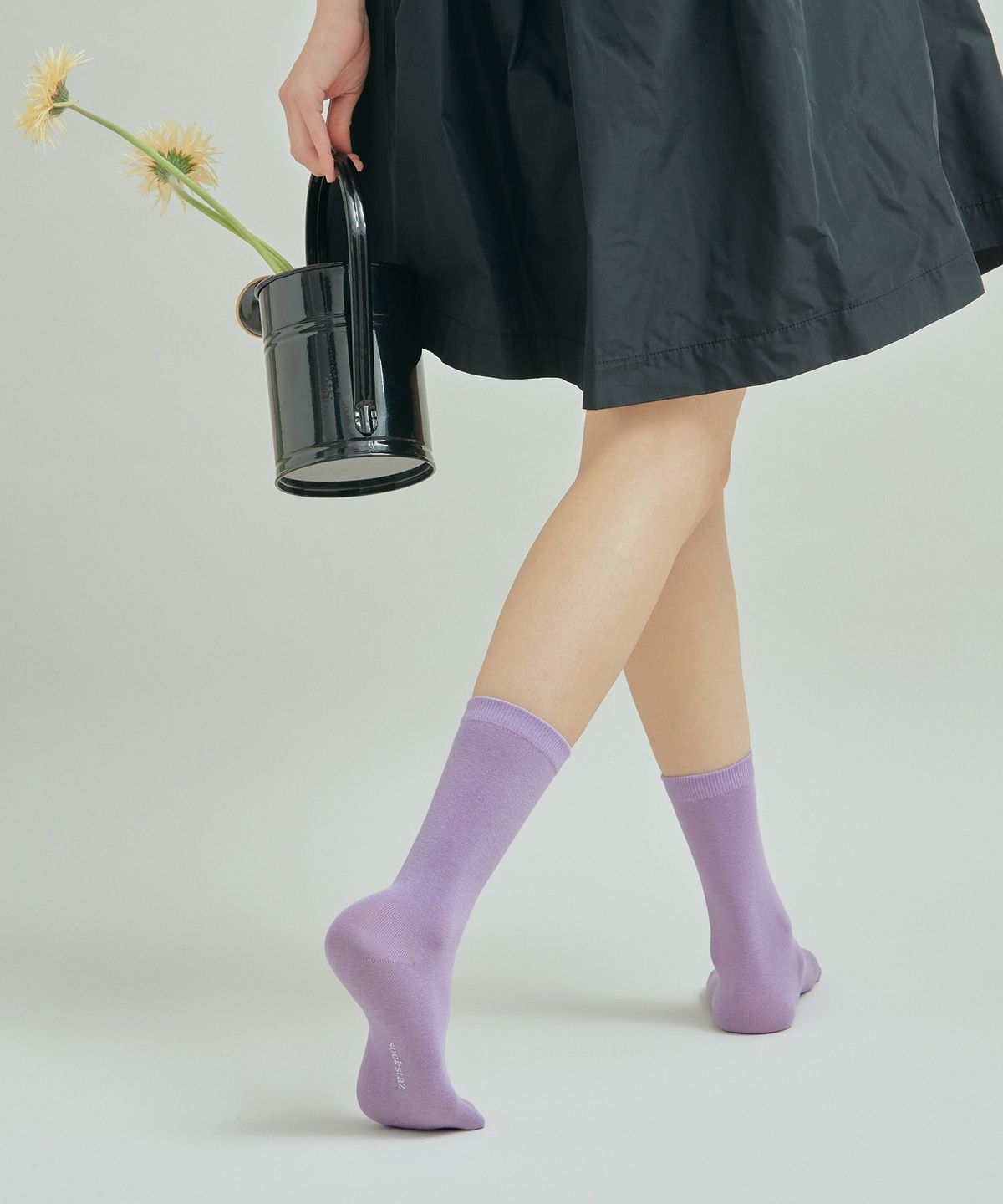 삭스타즈(SOCKSTAZ) STB000 컬러 플레인 크루 양말 (16 Colors)
