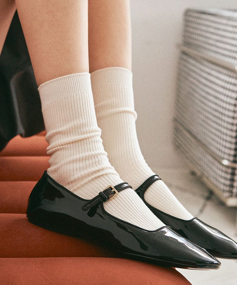 STB001 스탠다드 컬러 립 크루 삭스 (2 Size / 24 Colors)