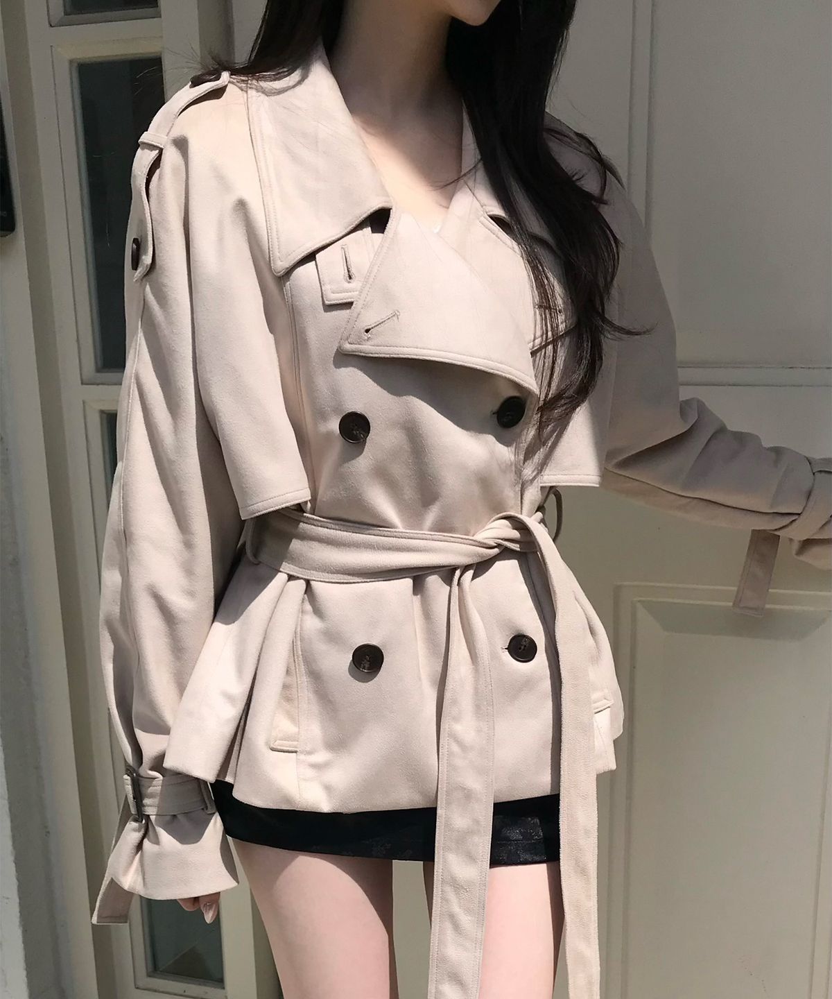 힐다(HILLDA) L’amant Trench Coat [Beige]