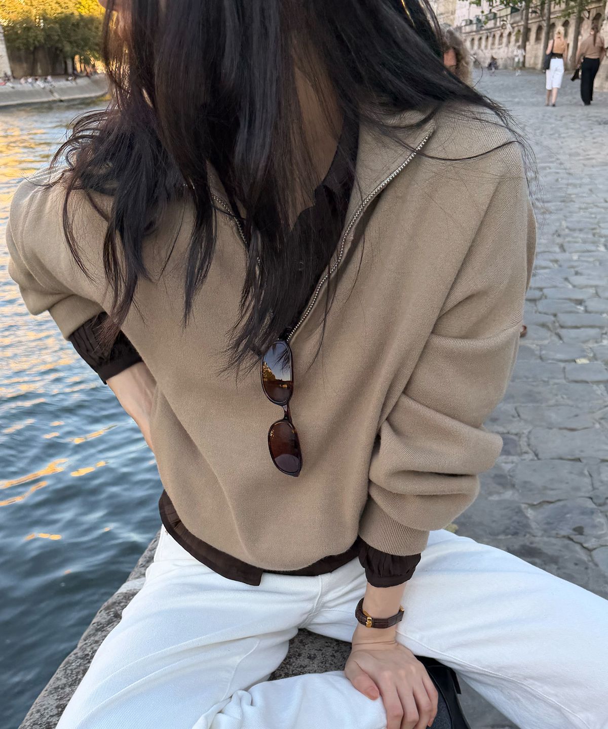 호와스(HOWUS) PULLOVER KNIT (BEIGE)