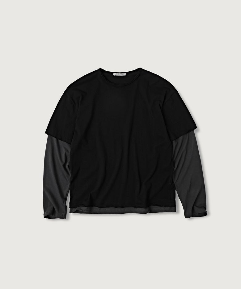 컷 오프 레이어드 롱슬리브_3Color