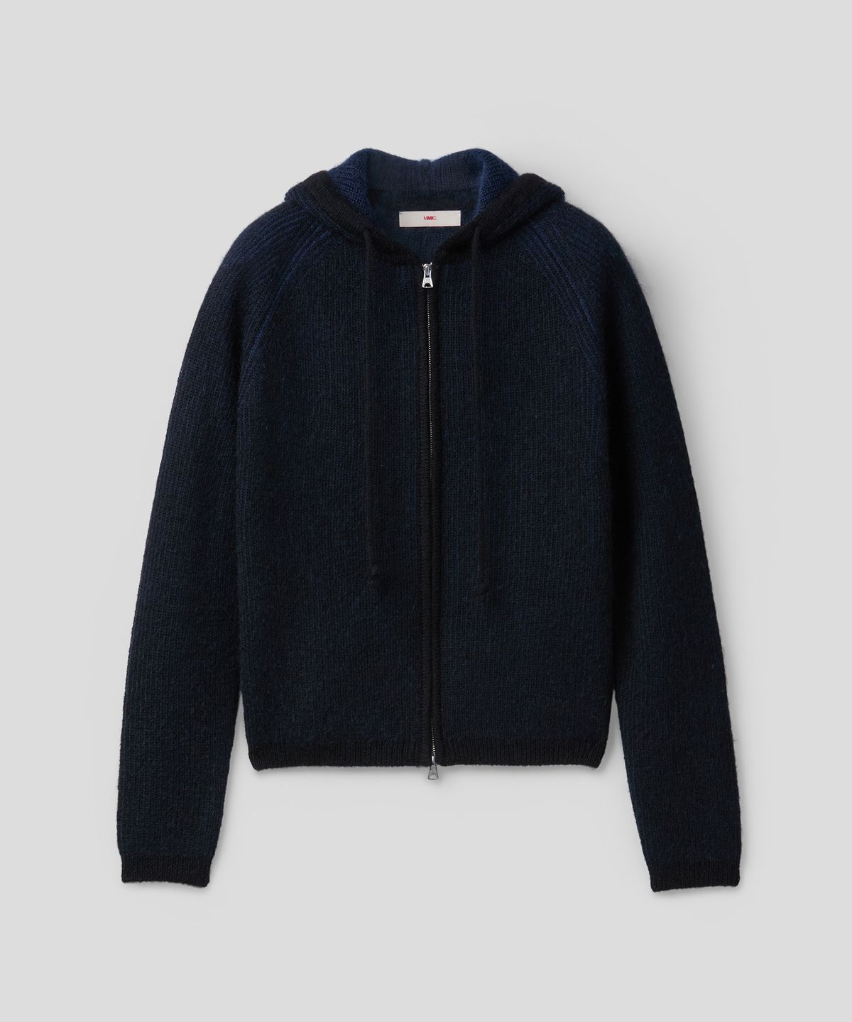 엠엠아이씨(MMIC) CLOUD KNIT HOODIE (BLACK)