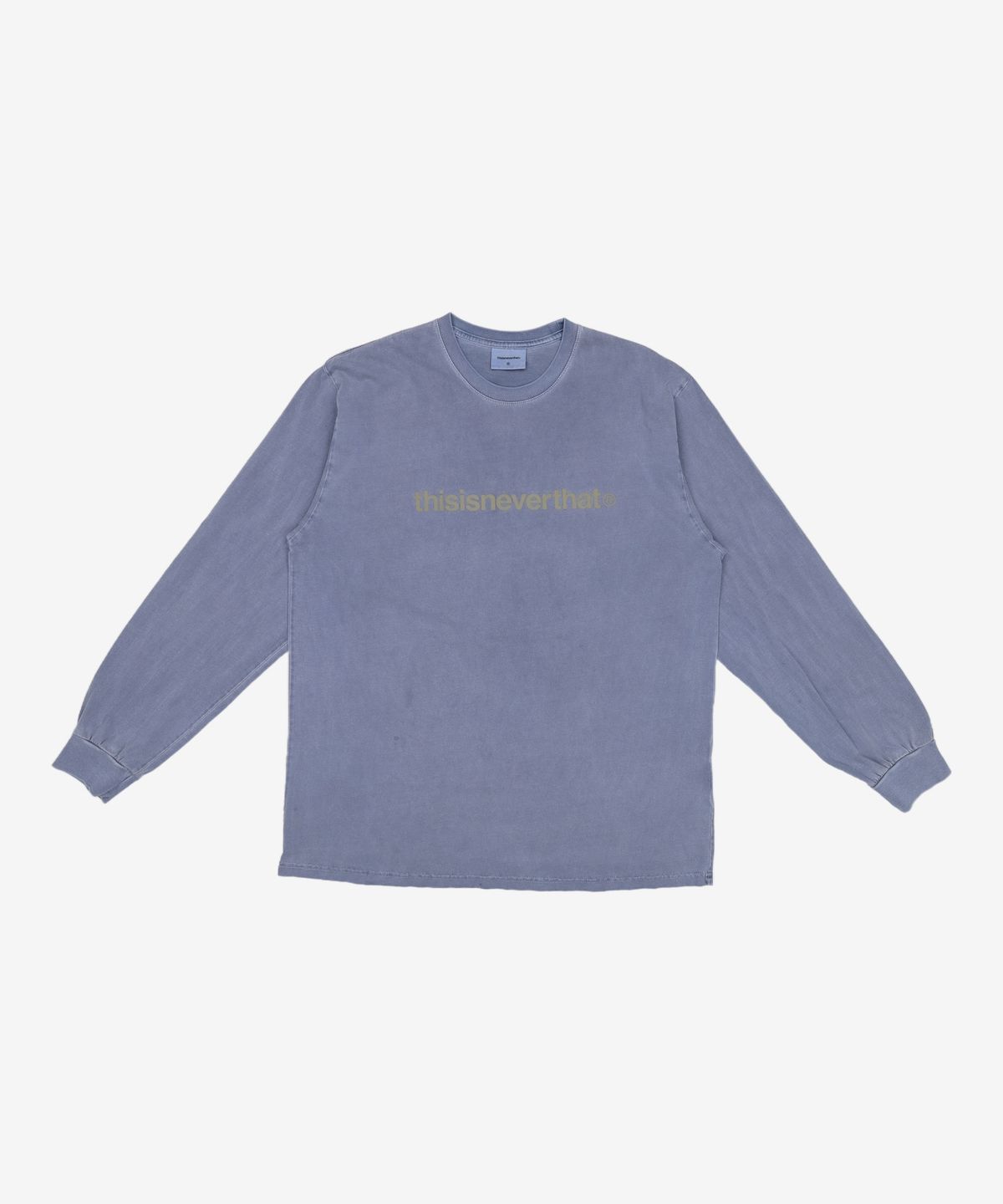 디스이즈네버댓(THISISNEVERTHAT) T-Logo L/S Tee Warm Blue XL