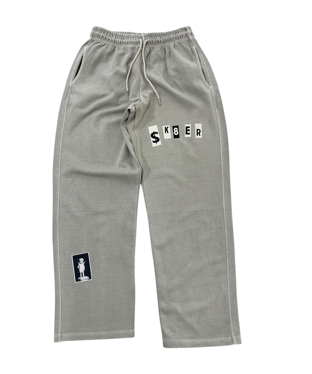 스케이터락(SK8ER ROCK) Holy Sk8 Pigment Sweat Pants (beige)