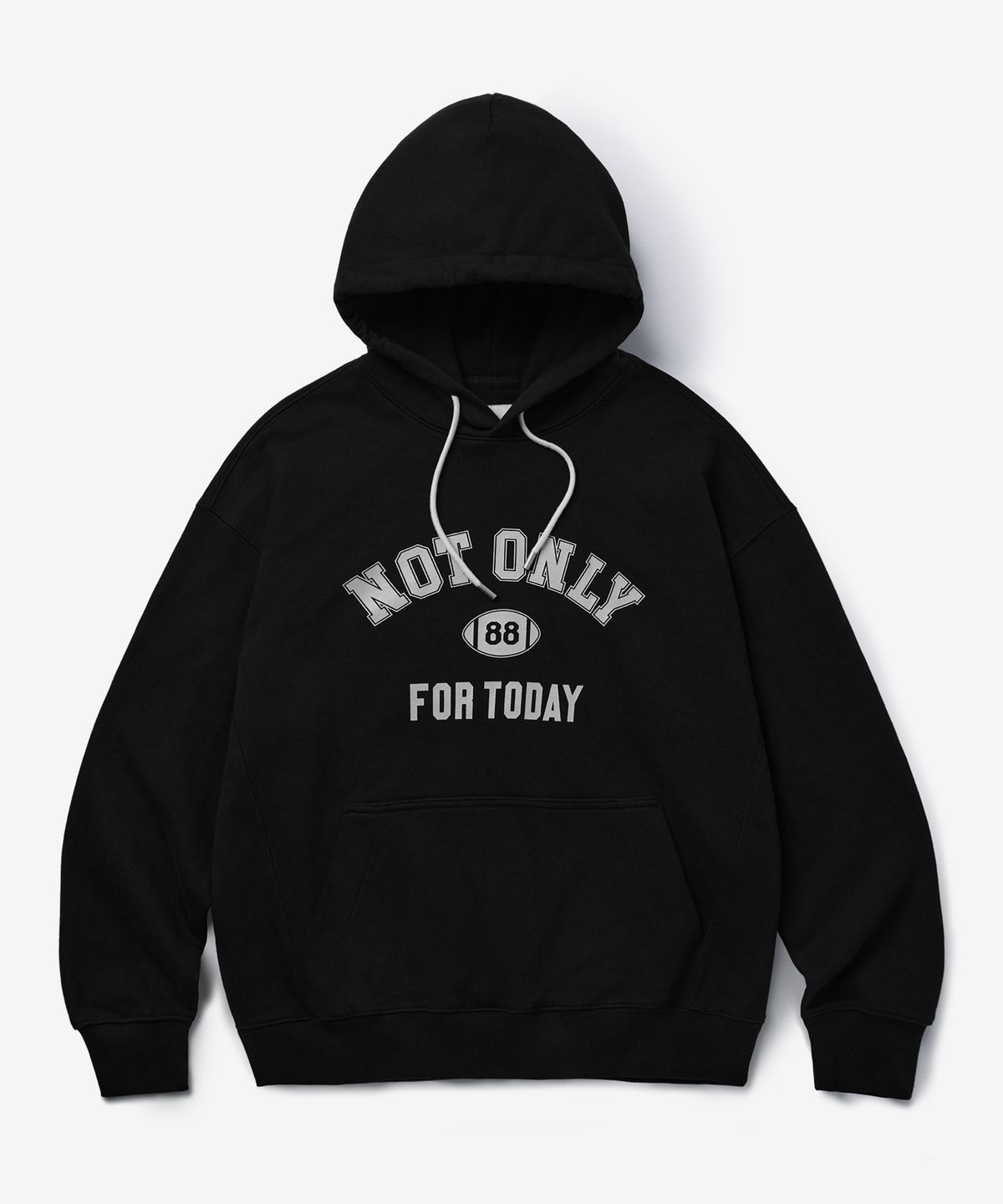 낫온리포투데이(NOT ONLY FOR TODAY) 넘버볼 후드티 [블랙]