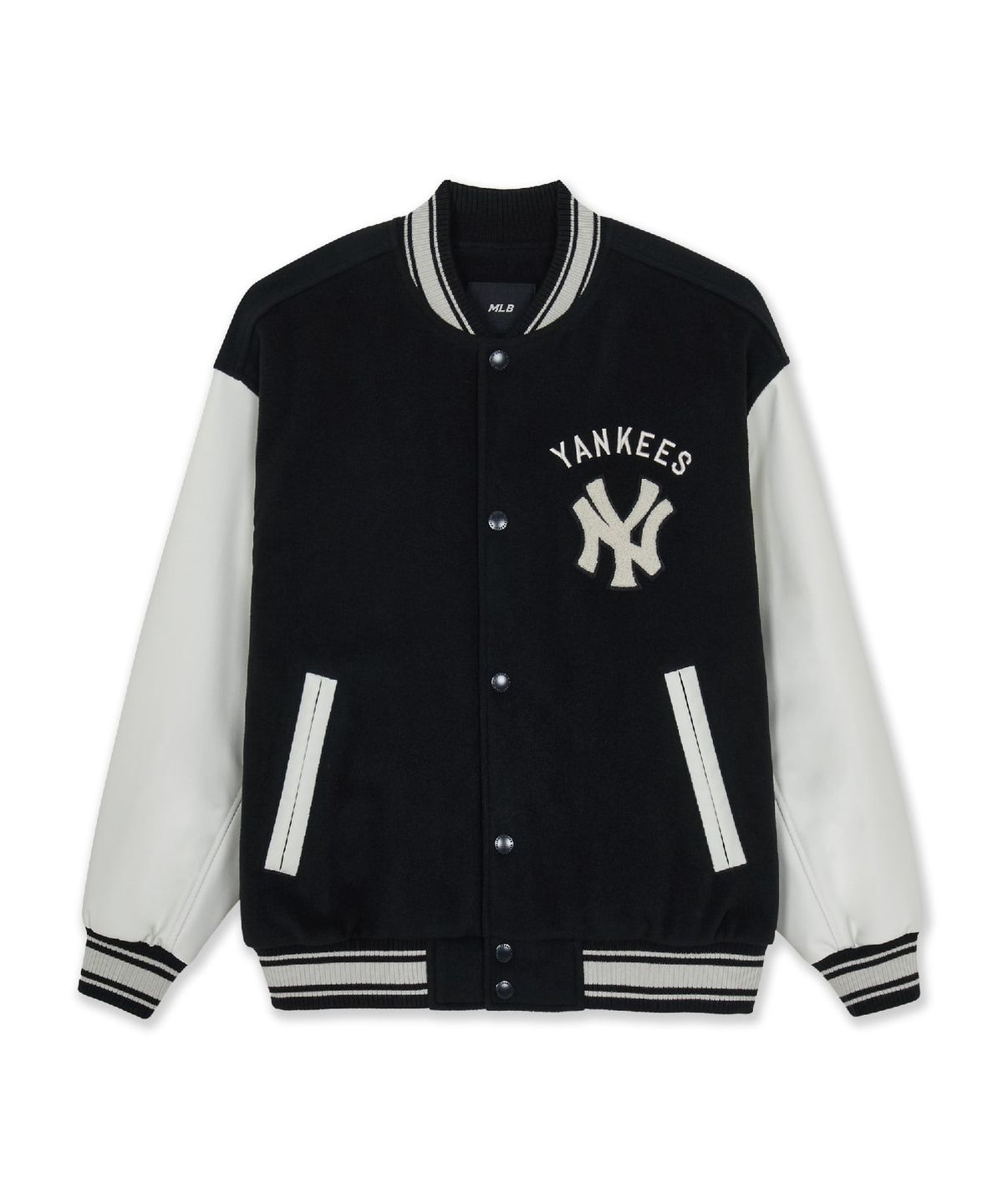 엠엘비(MLB) 시그니처 울 바시티자켓 NY (Black)