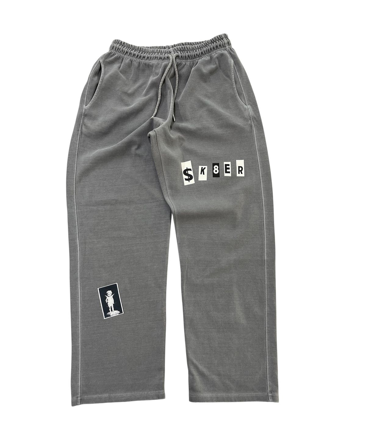 스케이터락(SK8ER ROCK) Holy Sk8 Pigment Sweat Pants (gray)