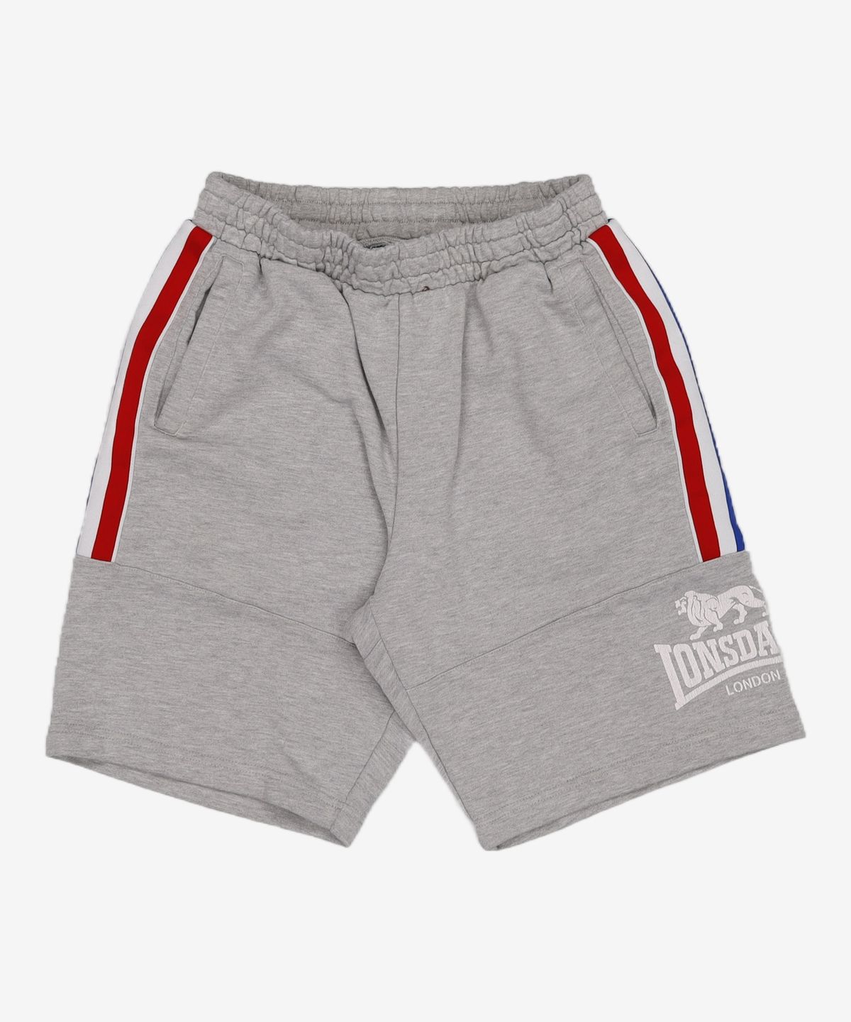 론즈데일(LONSDALE) 옆선 테이프 저지 5부 팬츠 멜란지그레이 LMBPT211MMGY 32