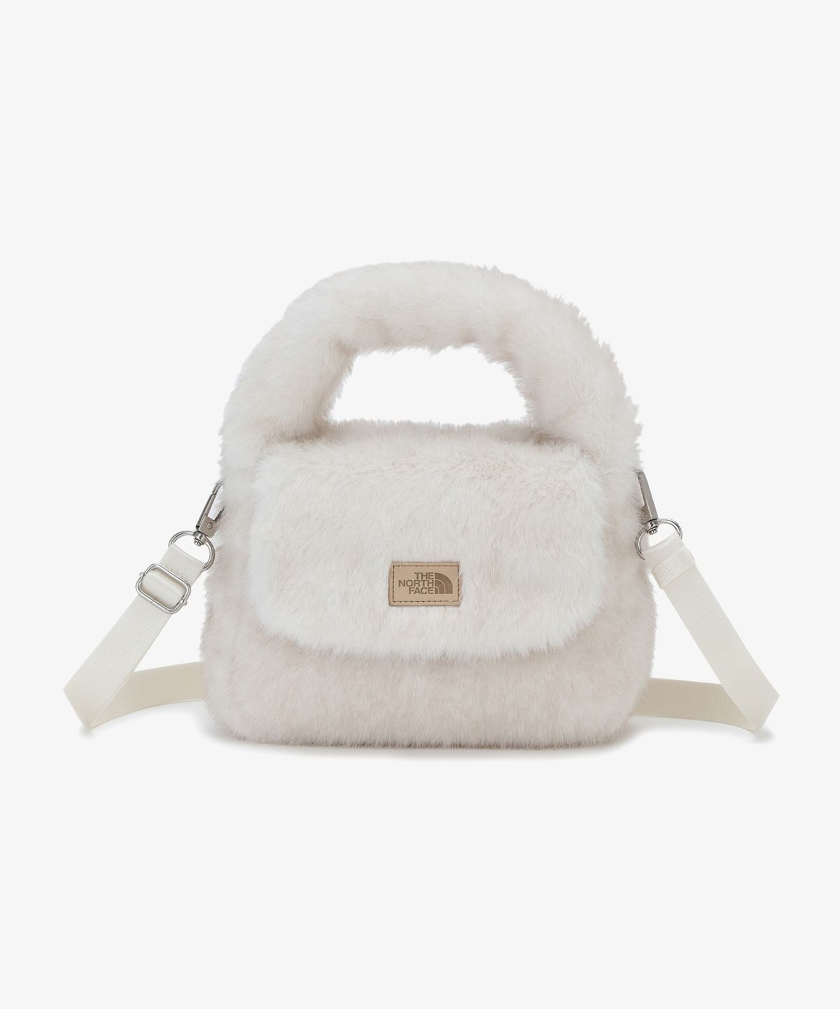 노스페이스(THE NORTH FACE) NN2PS74J 버블리 토트 백 미니_퍼 IVORY