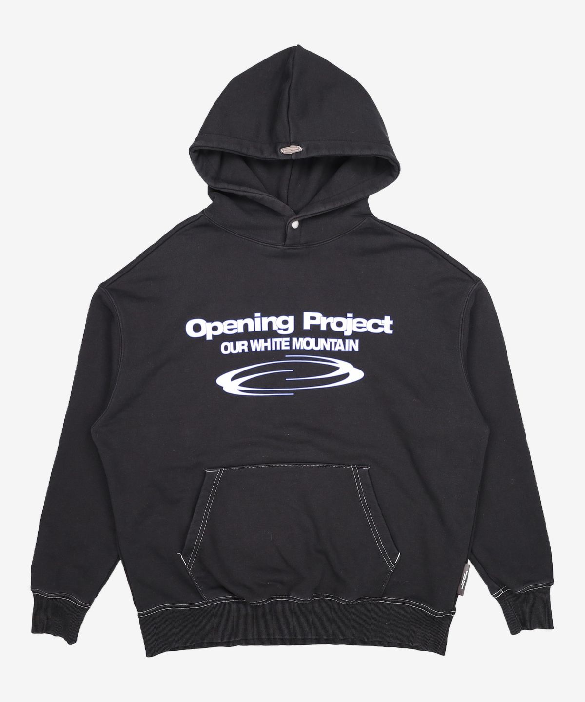 오프닝프로젝트(OPENING PROJECT) Identity Hoodie - Black 1