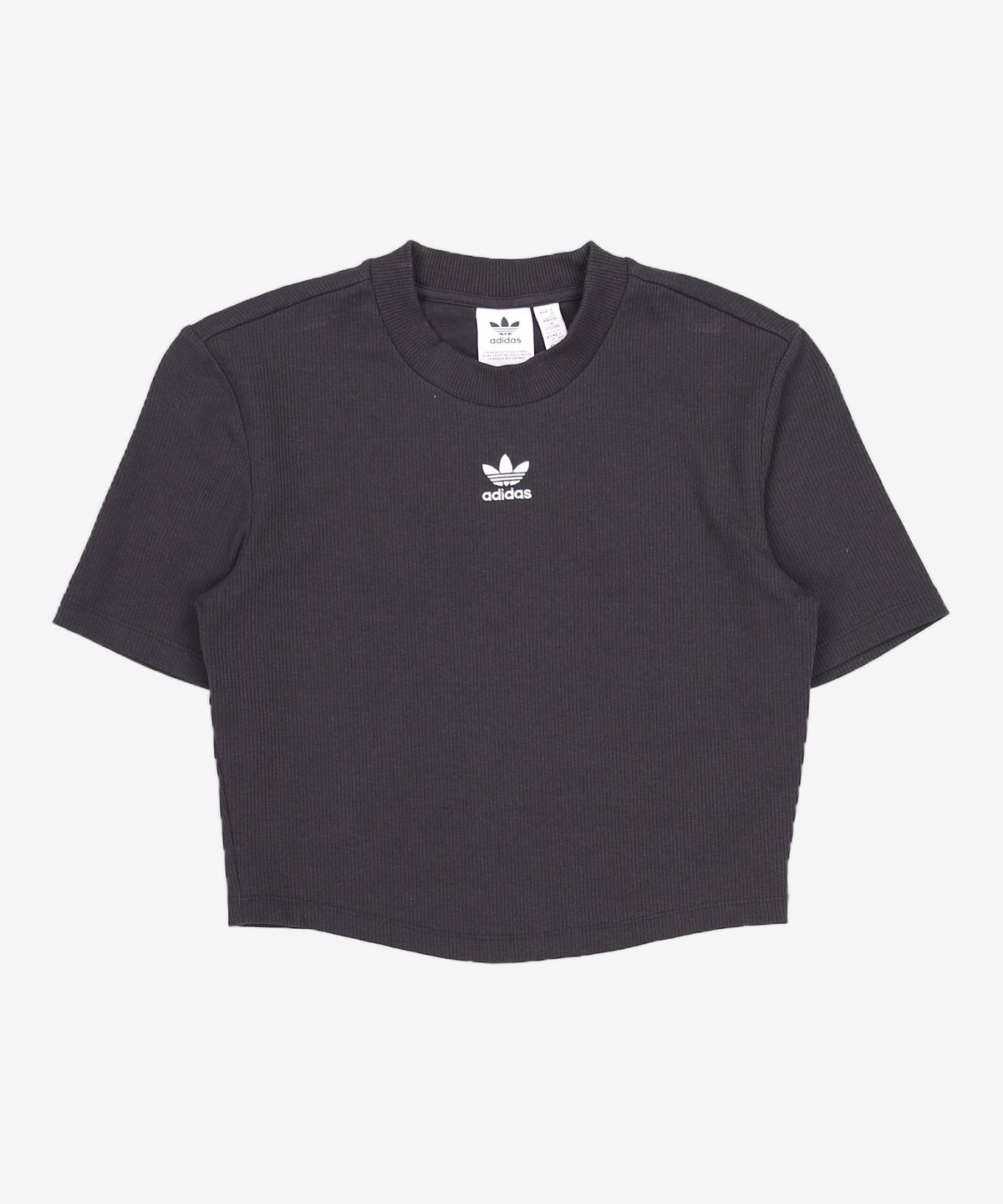 아디다스(ADIDAS) 에센셜 크롭 티 - 블랙 / HF3395 L