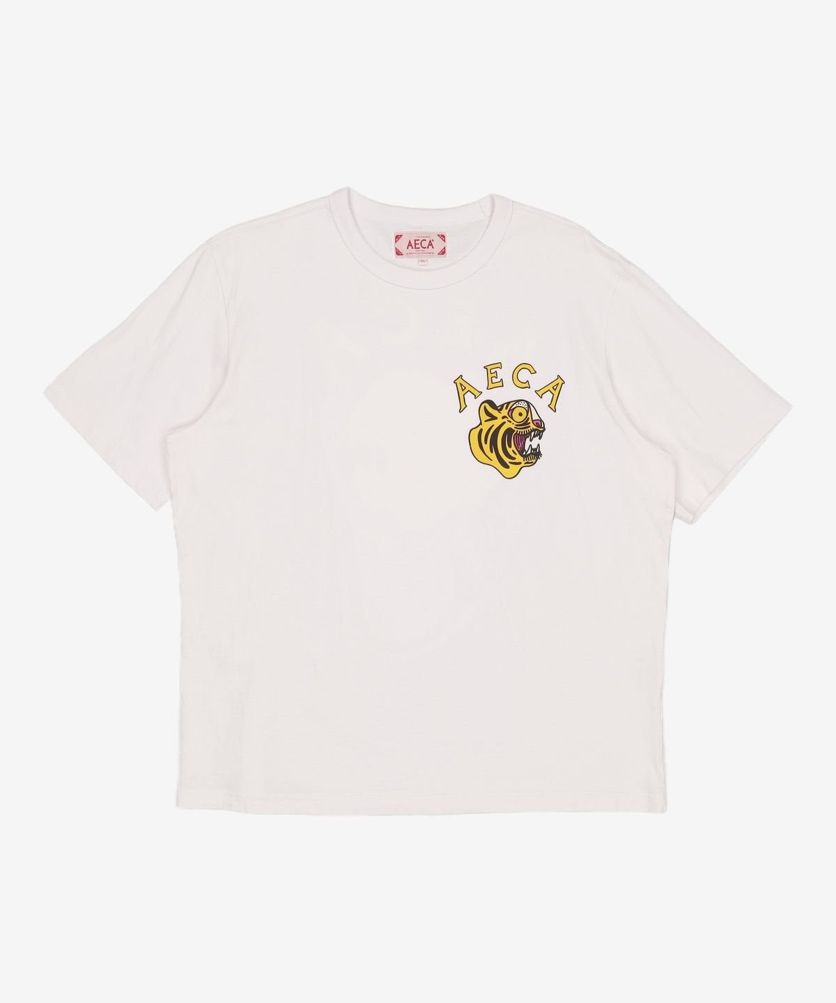 에이카화이트(AECA) TIGER HALF SLEEVE TEE-WHITE XL