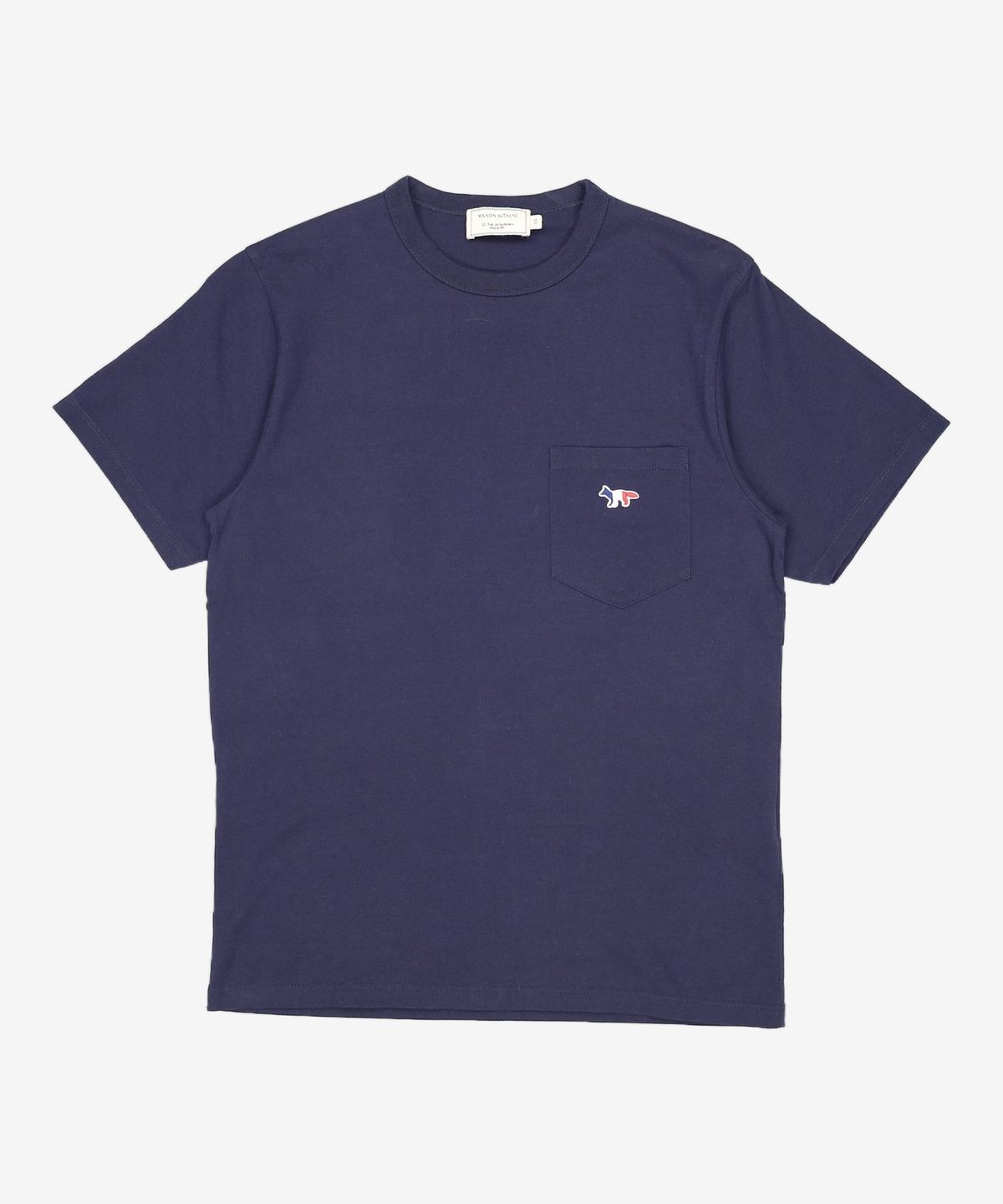 메종 키츠네(MAISON KITSUNE) 22SS 트리컬러 폭스 티셔츠 FM00120KJ0010 XS