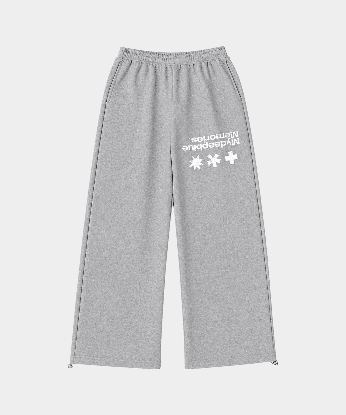 마이딥블루메모리즈(MY DEEP BLUE MEMORIES) MM SYMBOL OVER SWEATPANTS (GREY)
