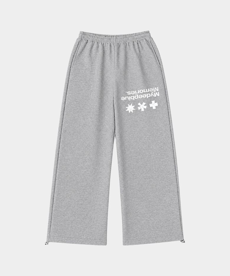 MM SYMBOL OVER SWEATPANTS (GREY)