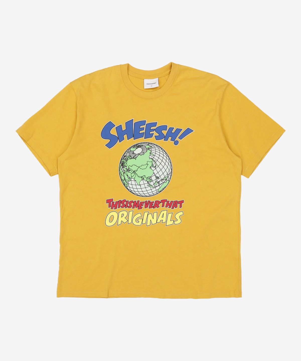 디스이즈네버댓(THISISNEVERTHAT) Sheesh! Tee Mustard L