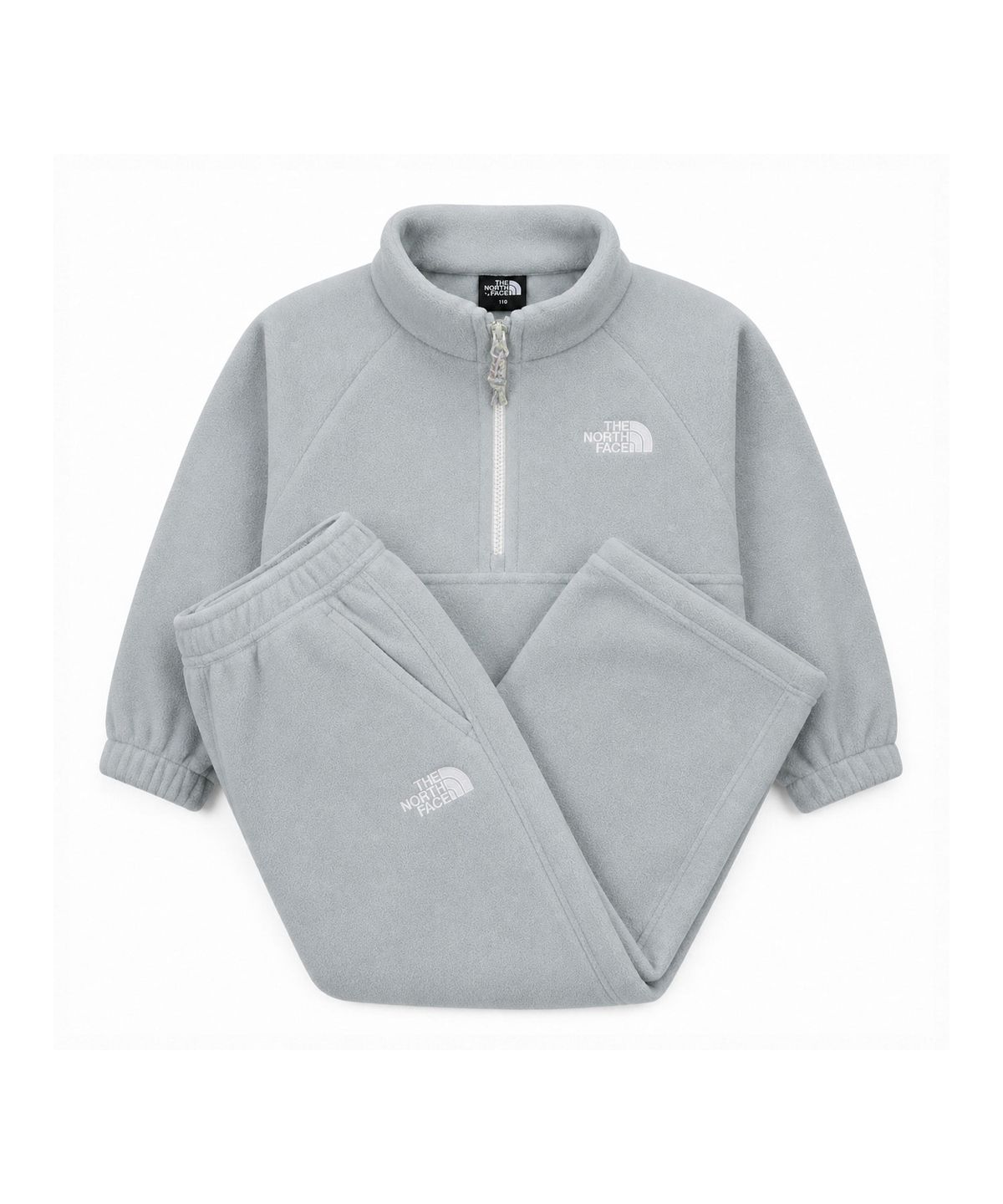 노스페이스 키즈(THE NORTH FACE KIDS) 키즈 캠프아웃 플리스 크루 세트 NT7TS56T_CGY