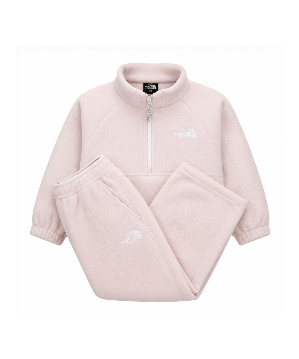노스페이스 키즈(THE NORTH FACE KIDS) 키즈 캠프아웃 플리스 크루 세트 NT7TS56U_PPI