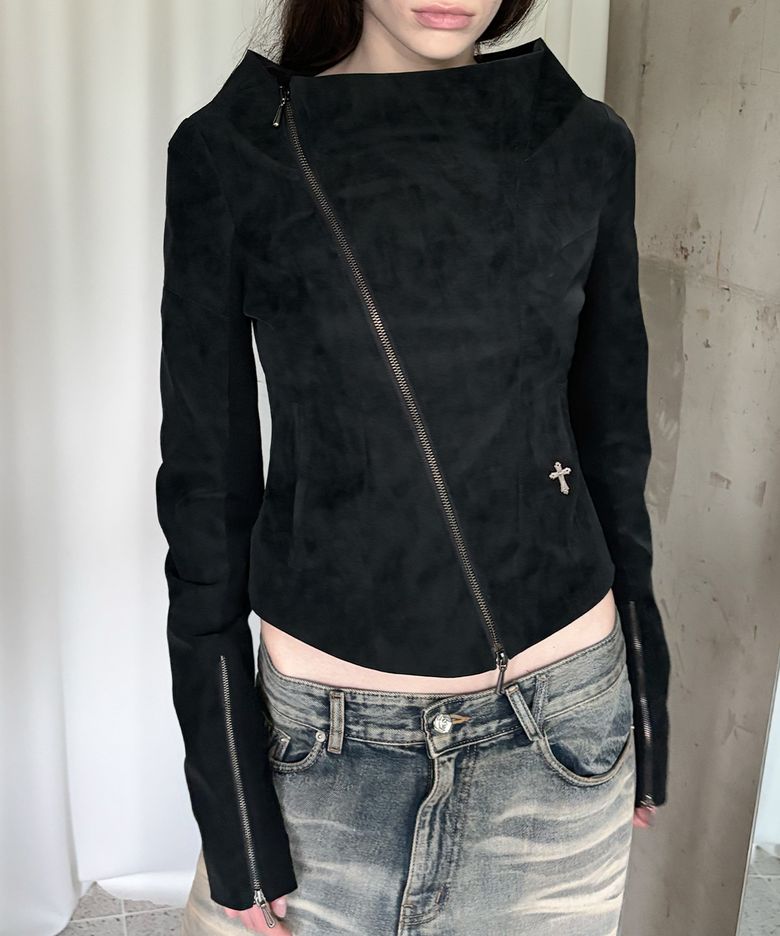 KAEL DRAPED JACKET V2 (BLACK)