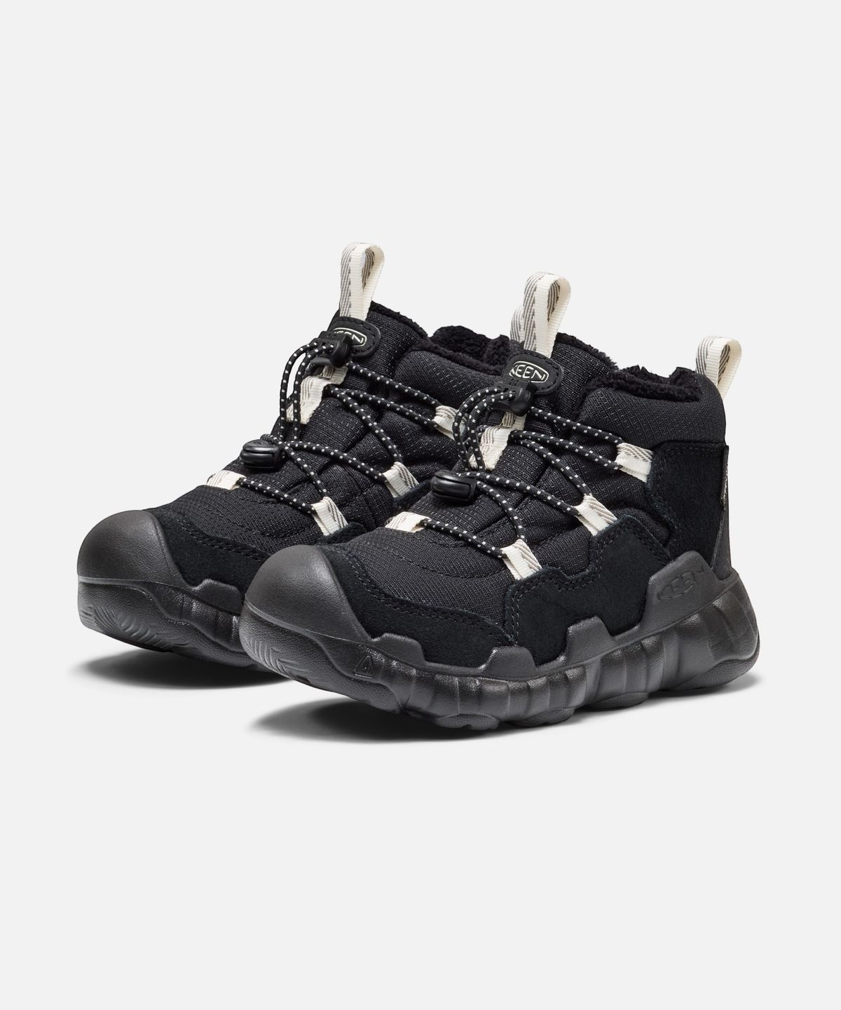 킨(KEEN) 하이파우저 처커 워터프루프 키즈(리틀키즈) 부츠 BLACK/BIRCH