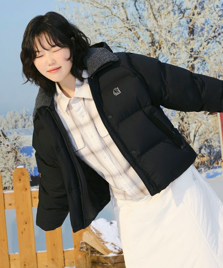 코듀로이 체크 셔츠 - U_Ivory_OUU26404W5