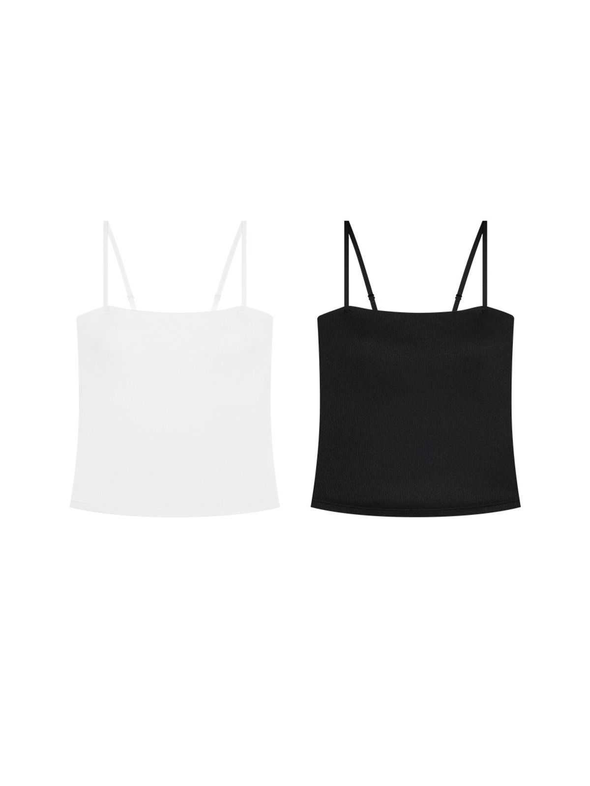 엘르이너웨어(ELLE INNERWEAR) 에센셜 골지 브라탑 - 2Colors