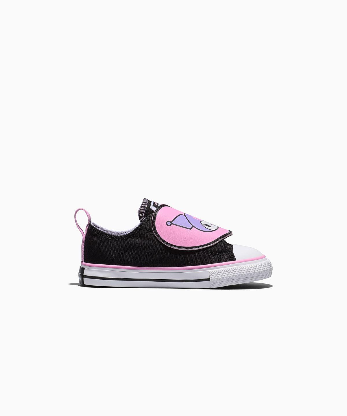 컨버스(CONVERSE) 키즈 컨버스 X 산리오캐릭터즈 원 스트랩 마이멜로디 & 쿠로미 블랙 A21840C