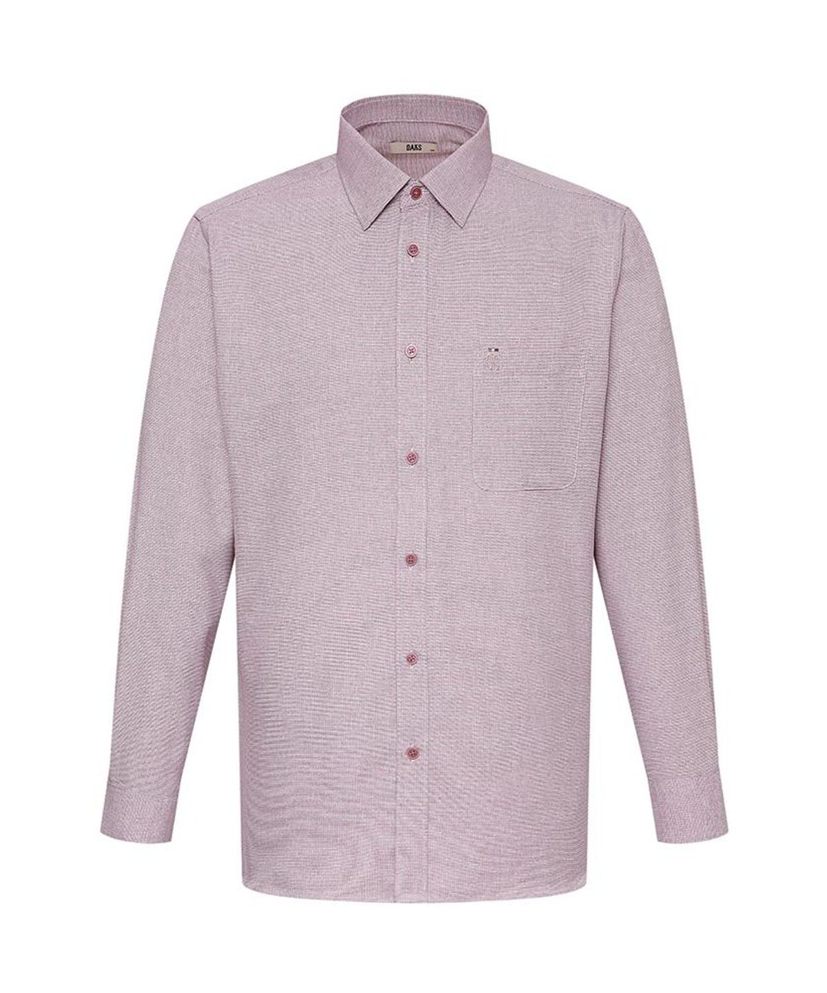 닥스셔츠(DAKS SHIRTS) 노케어 폴리혼방 마이크로패턴셔츠 레귤러핏 레드_DMW1SHDL120R1