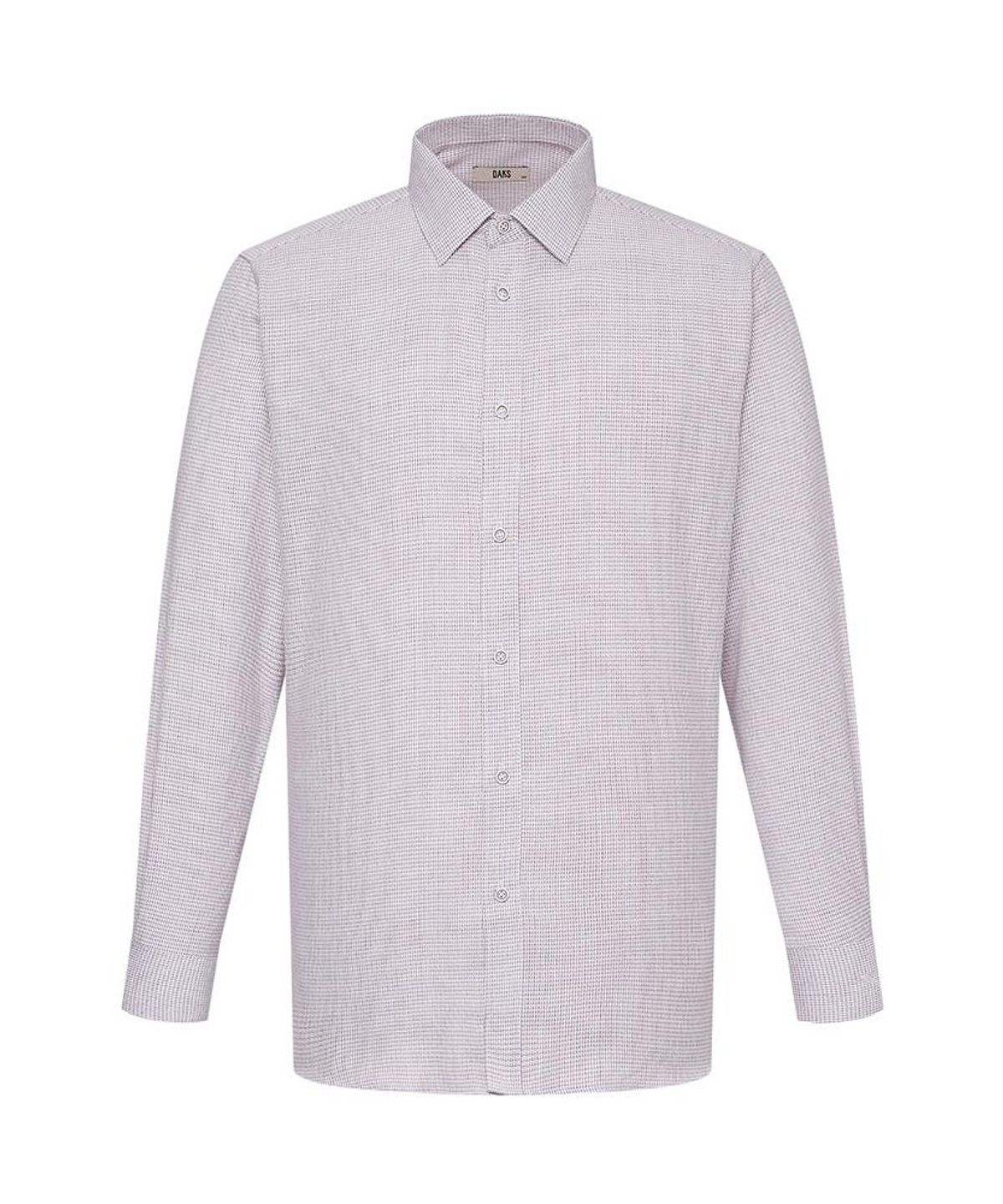 닥스셔츠(DAKS SHIRTS) 노케어 울혼방 마이크로패턴셔츠 레귤러핏 레드_DMW1SHDL121R1