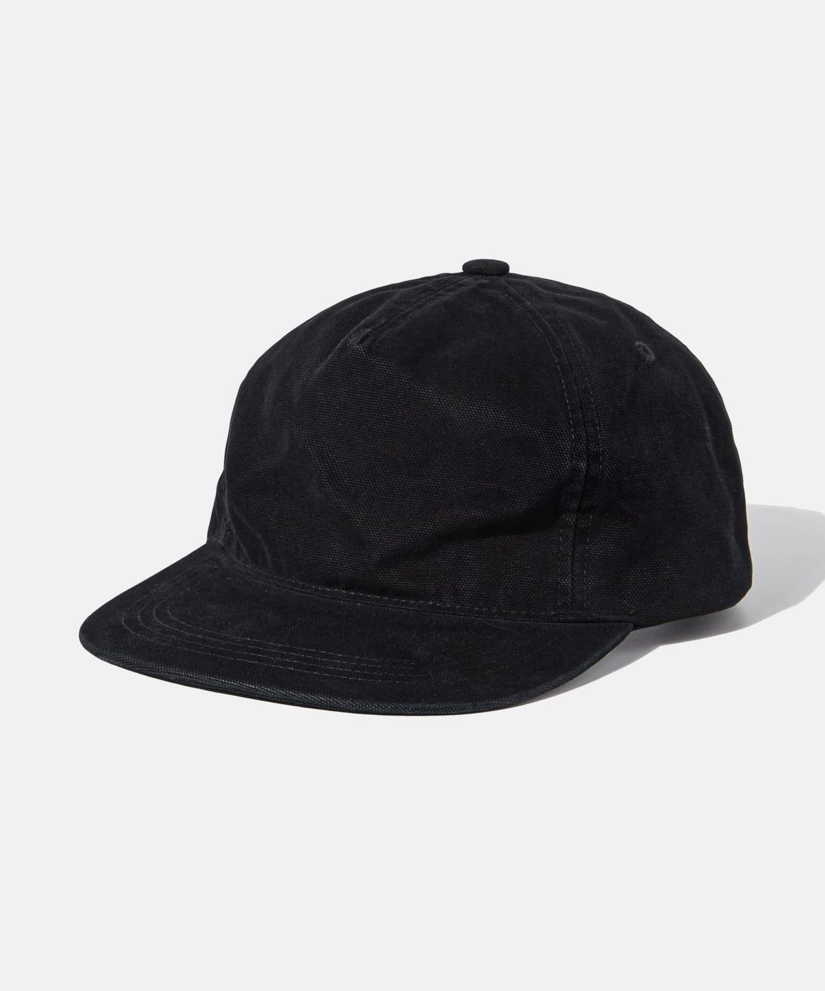 에스피오나지(ESPIONAGE) Washed Canvas 5Panel Cap Black