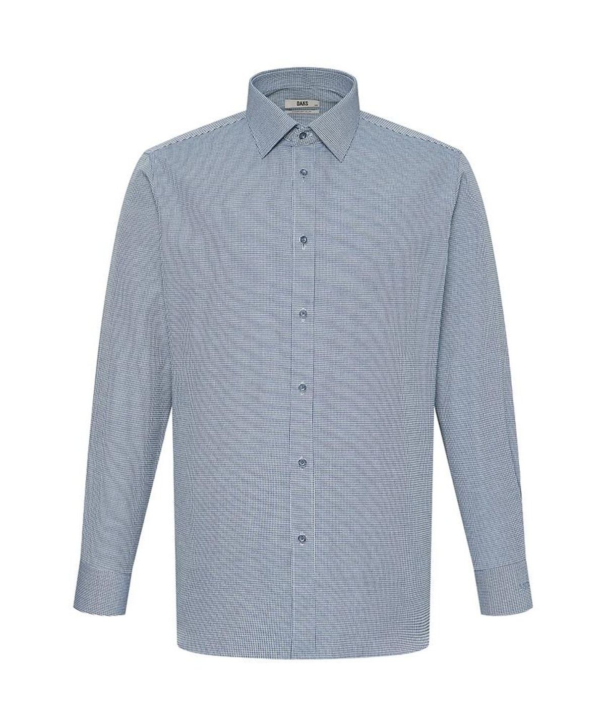 닥스셔츠(DAKS SHIRTS) 이지케어 면혼방 마이크로패턴셔츠 컴포트슬림핏 블루_DMW1SHDL220B1