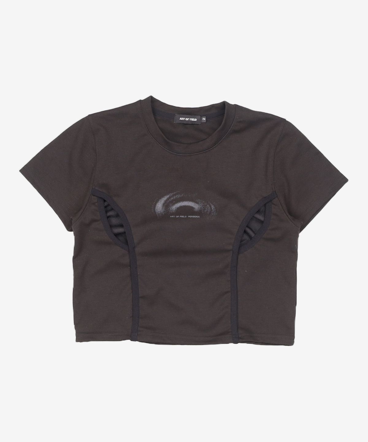 아트 오브 필드(ART OF FIELD) FLATLOCK STITCH T-SHIRT - BLACK 2