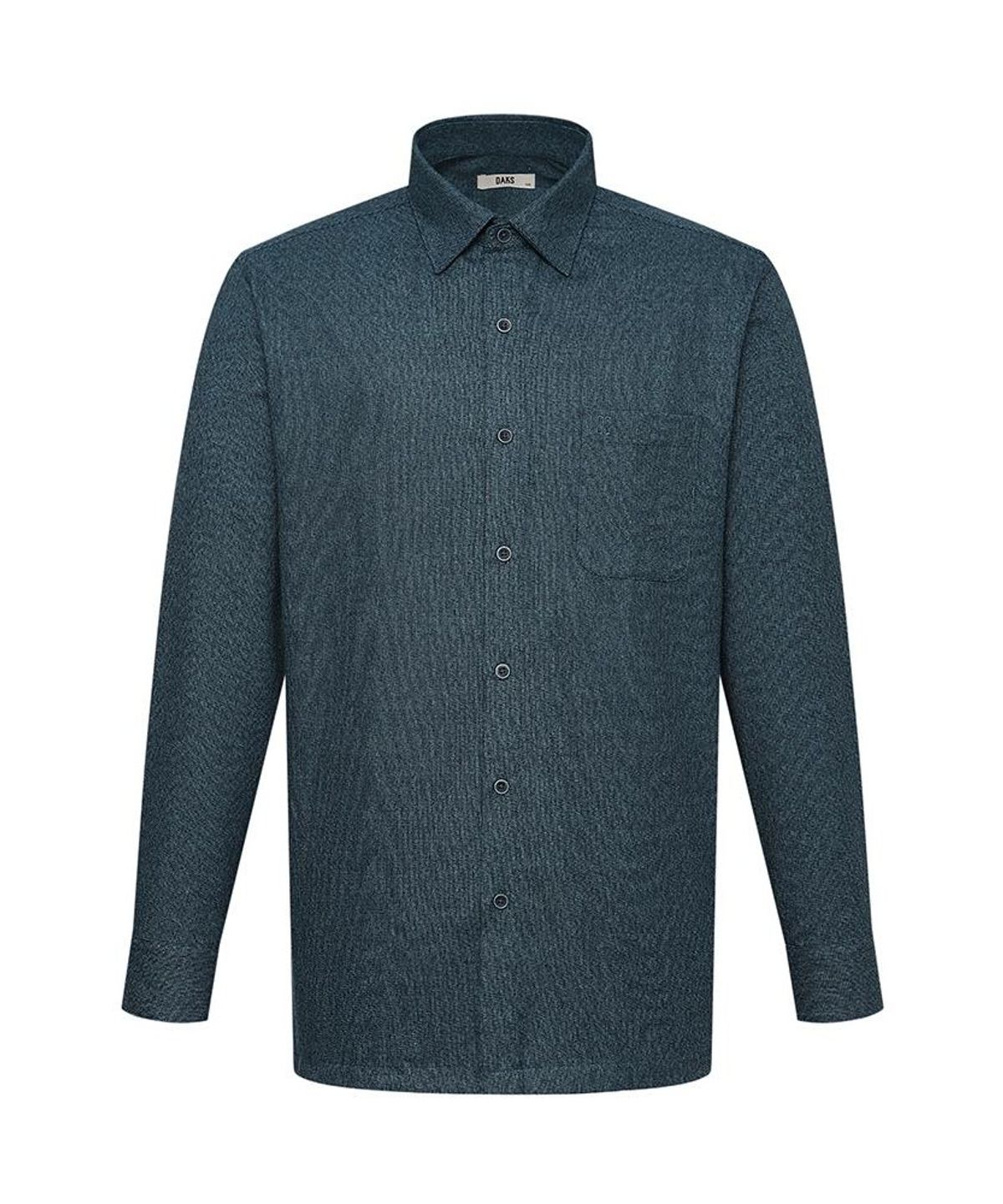 닥스셔츠(DAKS SHIRTS) 이지케어 폴리혼방 솔리드셔츠 레귤러핏 그린_DLW2SHCL405E1